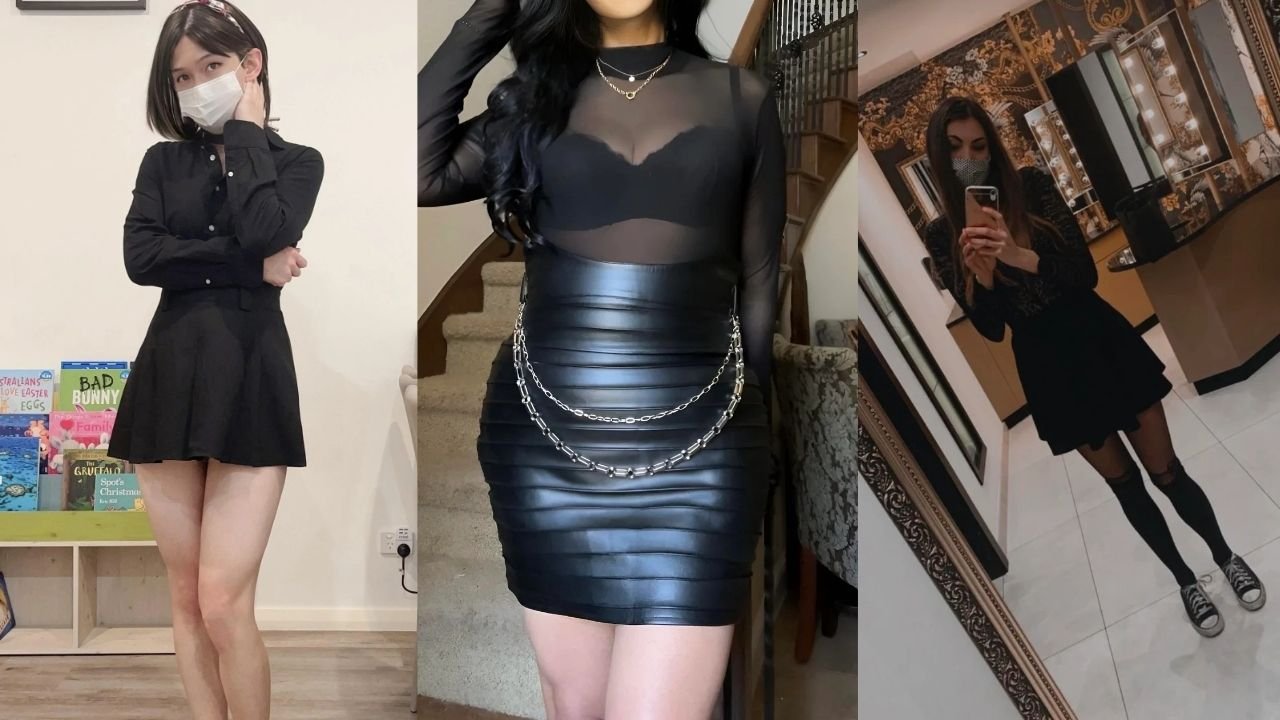 black skirt outfits