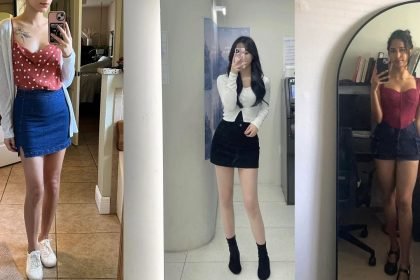 casual skirt outfits