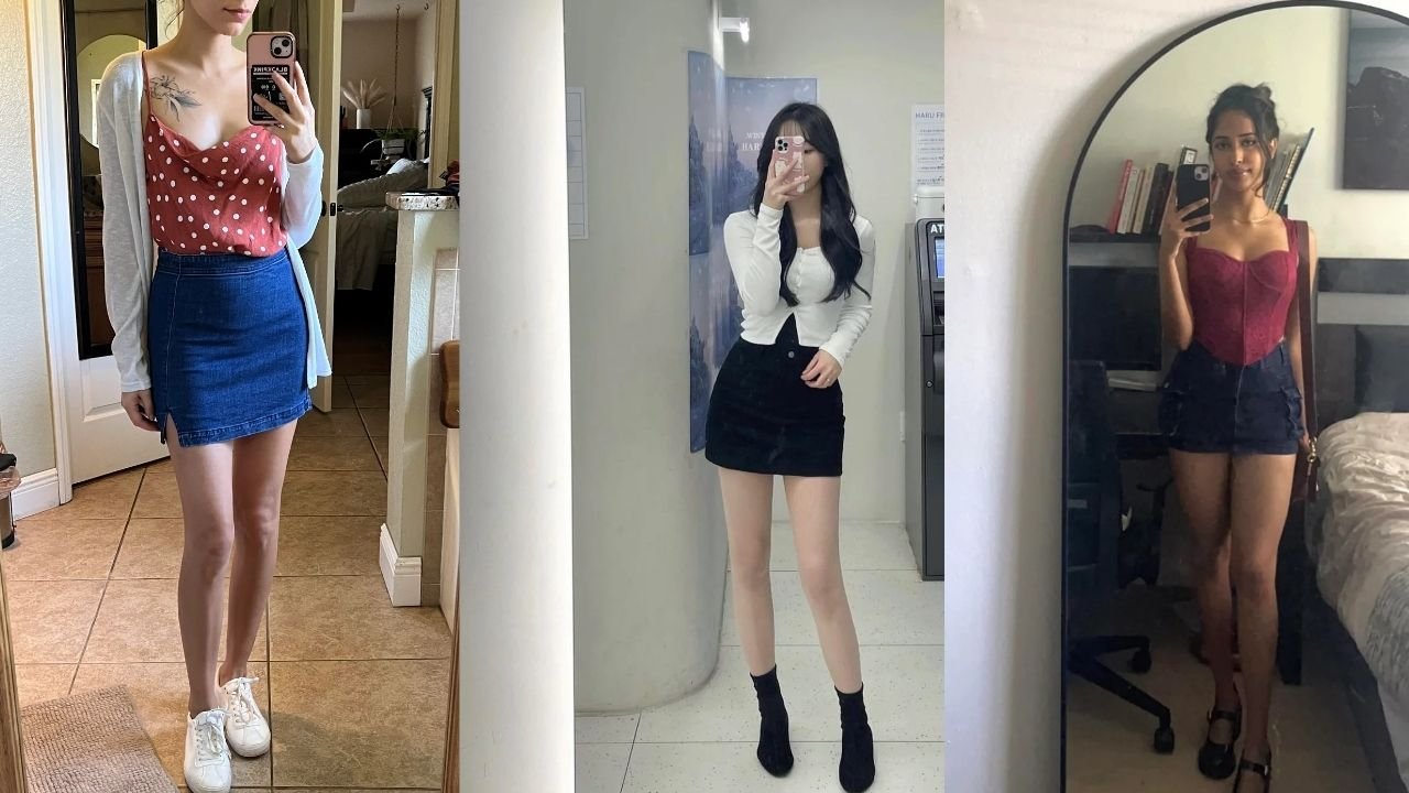 casual skirt outfits