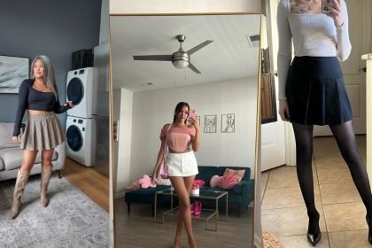 cute mini skirt outfits