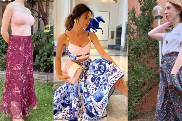 floral skirt outfits