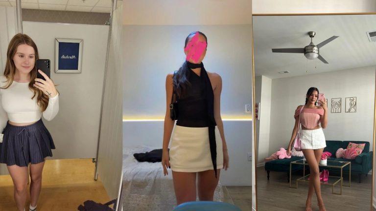 mini skirt outfits