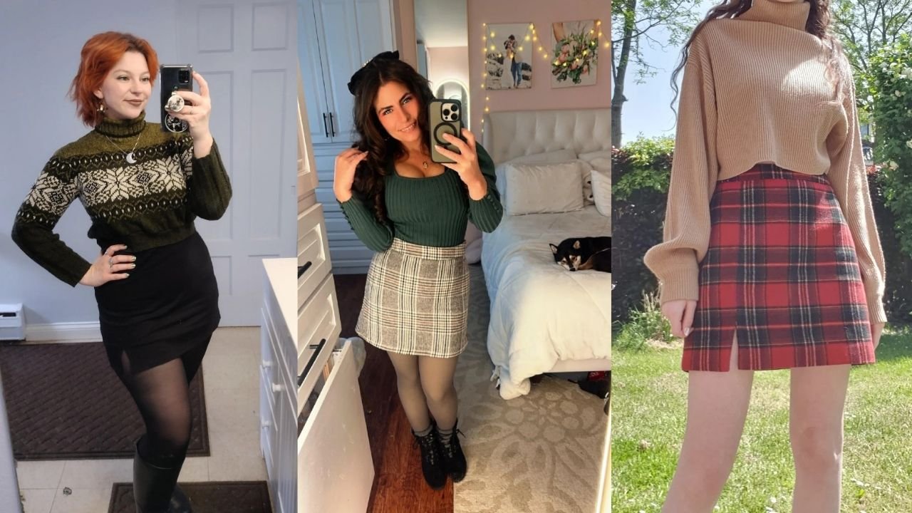 skirt outfits winter