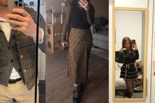 layered outfits aesthetic