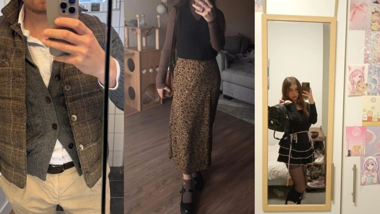 layered outfits aesthetic
