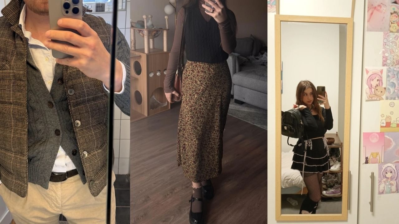 layered outfits aesthetic