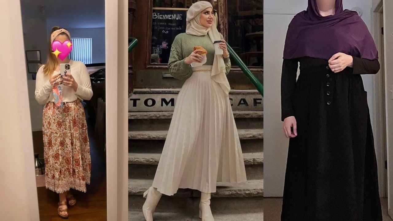 modest skirt outfits