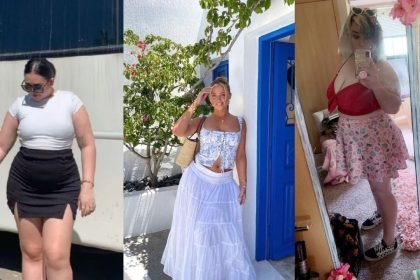 plus size skirt outfits